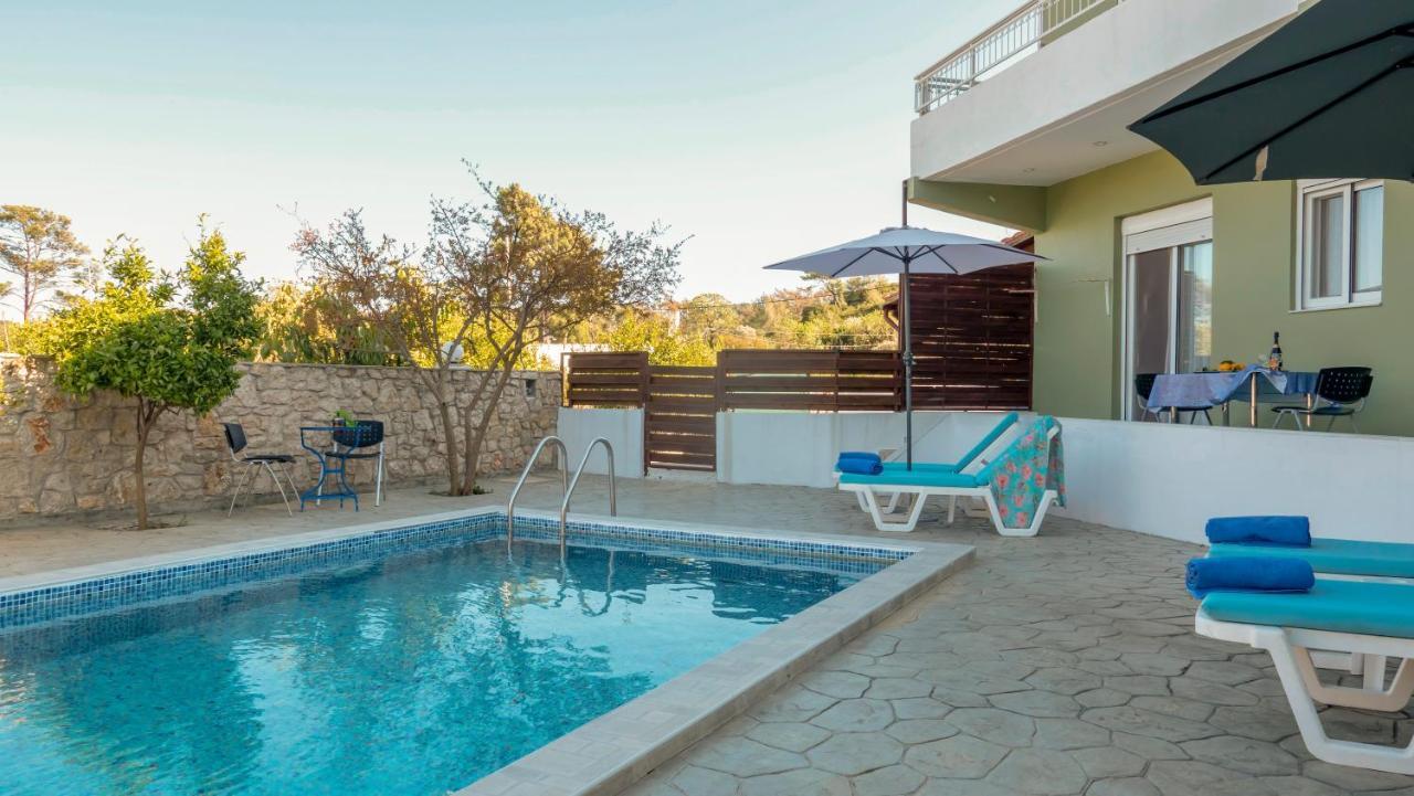 Greek Style Ground Floor Apartment & Pool Ialysos  Exterior photo